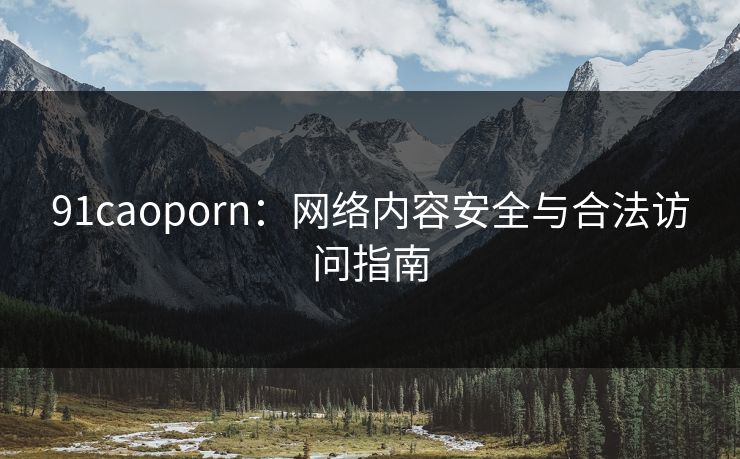 91caoporn：网络内容安全与合法访问指南  第1张